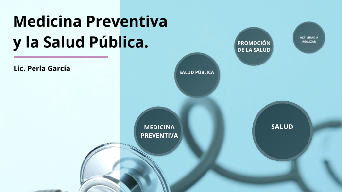 Medicina Preventiva Y La Salud Pública By Perla Guadalupe Garcia