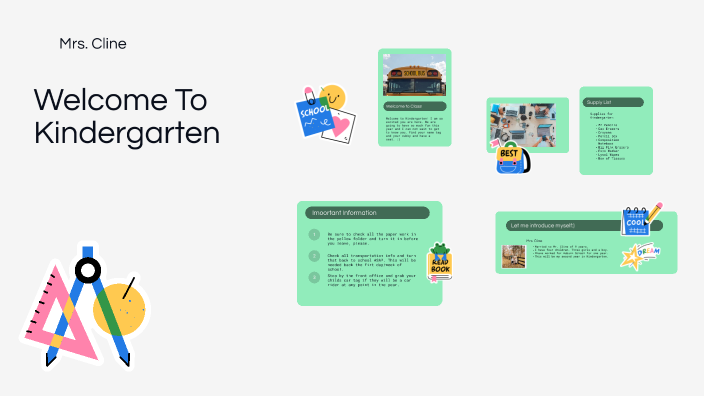 Welcome to Kindergarten by Heather Cline on Prezi