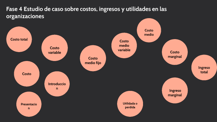 Fase 4 Estudio de caso sobre costos, ingresos y utilidades en las ...