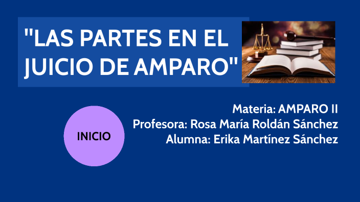 LAS PARTES EN EL JUICIO DE AMPARO by Erika M on Prezi