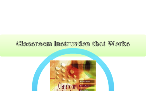 Classroom Instruction that Works by Katie Kesterson on Prezi