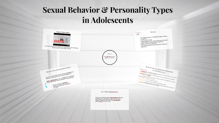 Sexual Behavior And Personality Types In Adolescents By Meagan Mcbride