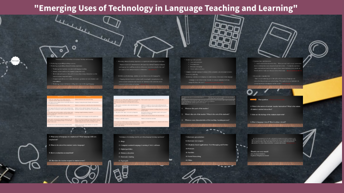 Emerging Uses of Technology in Language Teaching and Learning by امیر ...