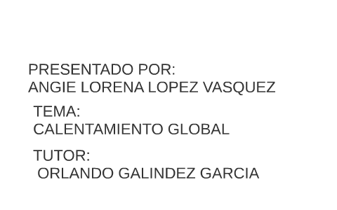 ¿QUE ES EL CALENTAMIENTO GLOBAL? by ANGIE LORENA LOPEZ VASQUEZ on Prezi