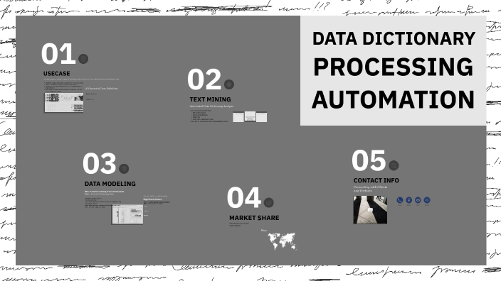 Utomated Data Dictionary Processing by Dalma Roth on Prezi