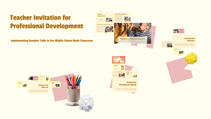 Teacher Invitation for Professional Development by Cassandra ...