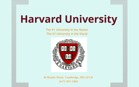 presentation harvard university