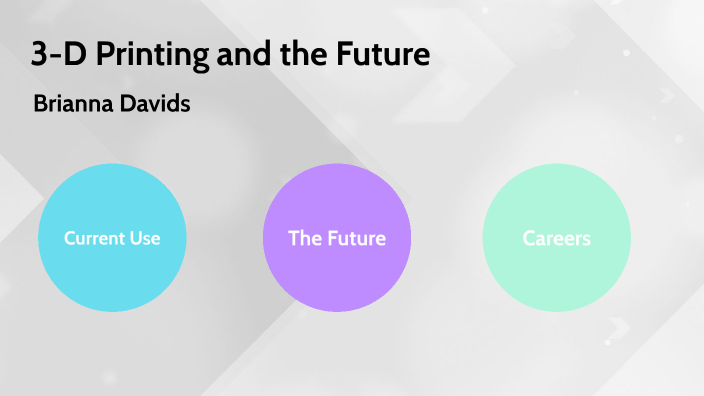 3-D Printing and the Future by Brianna Davids on Prezi