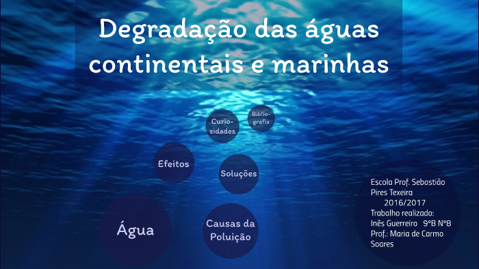 Degradação das águas continentais e marinhas by Inês Guerreiro on Prezi