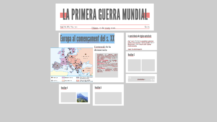 LA PRIMERA GUERRA MUNDIAL by on Prezi