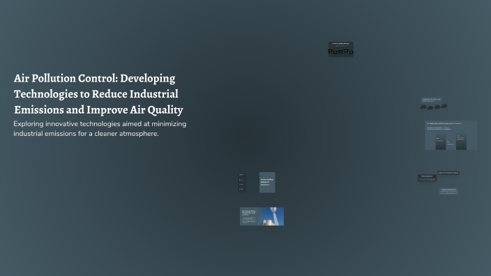 Air Pollution Control: Developing Technologies to Reduce Industrial ...