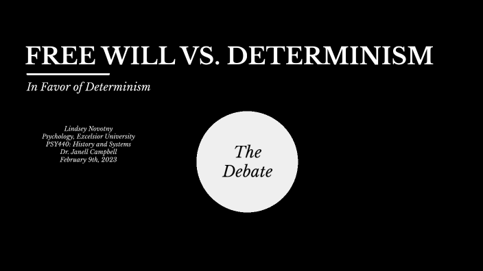 free will vs determinism philosophy essay