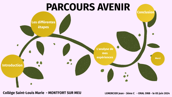 PARCOURS AVENIR by Virginie LEMERCIER on Prezi