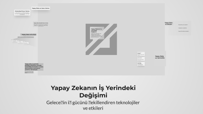 Yapay Zekanın İş Yerindeki Değişimi by MERT TİFTİKÇİ on Prezi