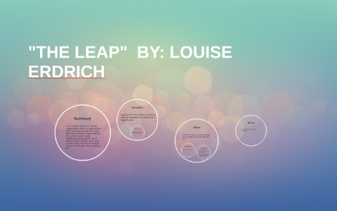 the leap louise erdrich summary