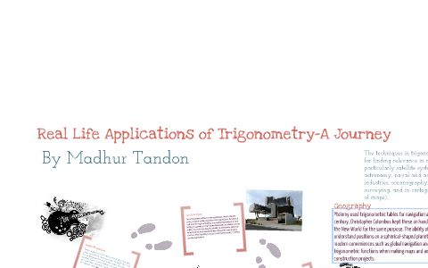 importance of trigonometry in real life