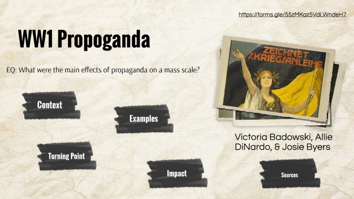 WWI-Propaganda by JOSEPHINE BYERS on Prezi