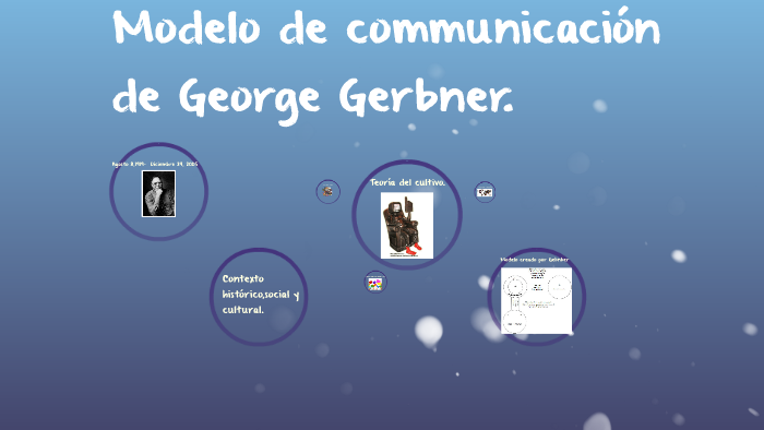 Modelo de communication de Geoge Gerbner. by Heyber Caballero on Prezi Next