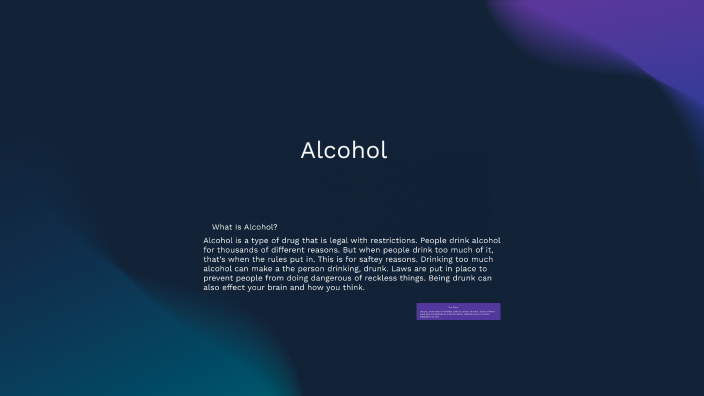 Alcohol by Riley Tarr on Prezi