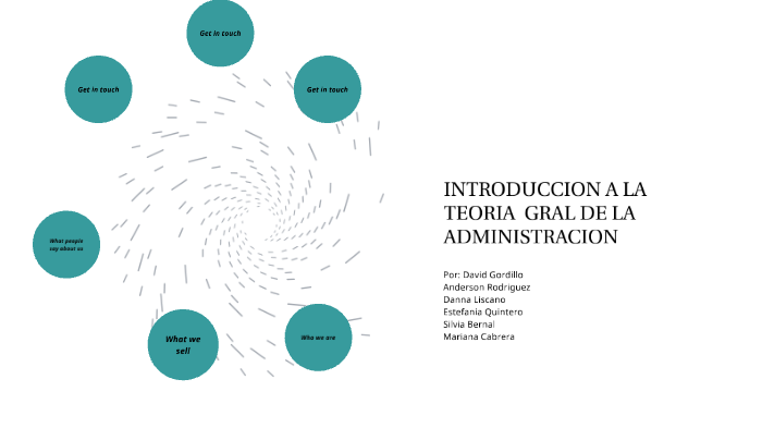 introduccion a la teoria de la administracion by mariana cabrera on Prezi