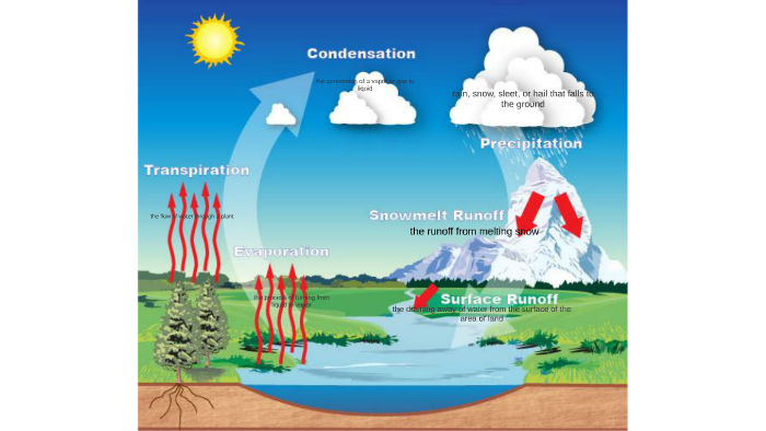 liquid water turning into a vapor is an example of