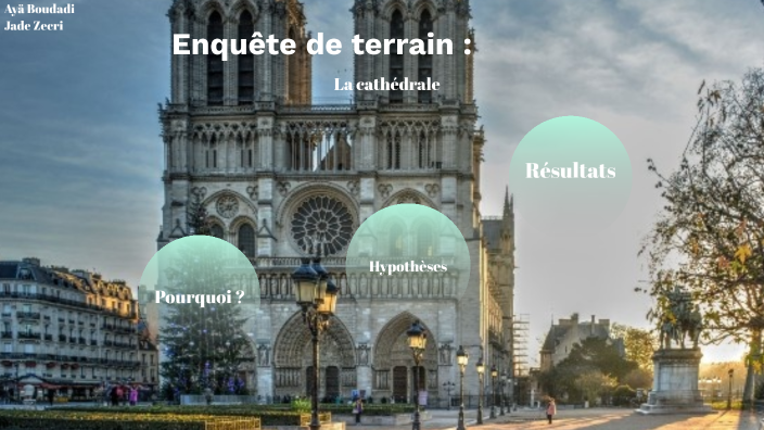 Enquête de terrain by Ayä BOUDADI on Prezi