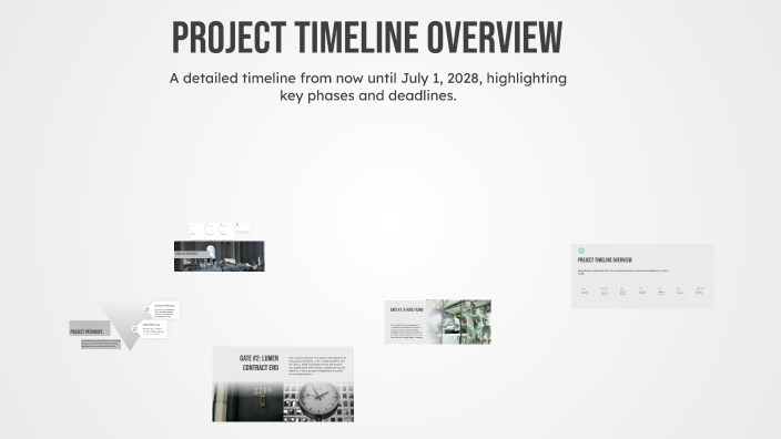 Project Timeline Overview by Jake Trottier on Prezi