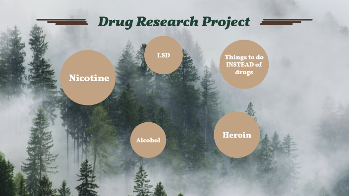 drug research project for high school students