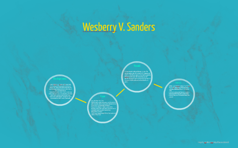 Wesberry hotsell v sanders