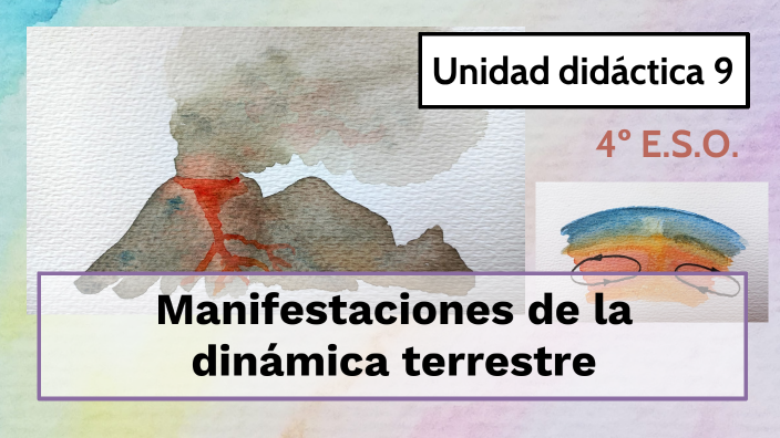 UD9: MANIFESTACIONES DE LA DINÁMICA TERRESTRE By Silvia Pallarés