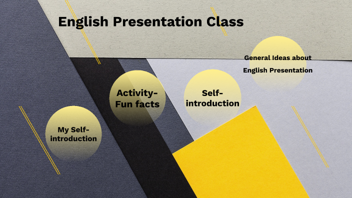 english presentation university