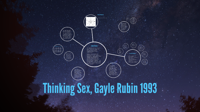 Thinking Sex Gayle Rubin By Rachel Chevremont