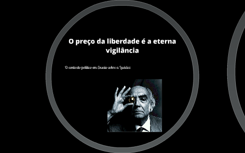 O preço da liberdade é a eterna vigilância: o contexto político em ...