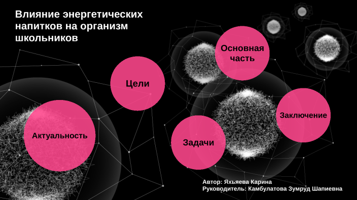 Влияние энергетических напитков на организм проект