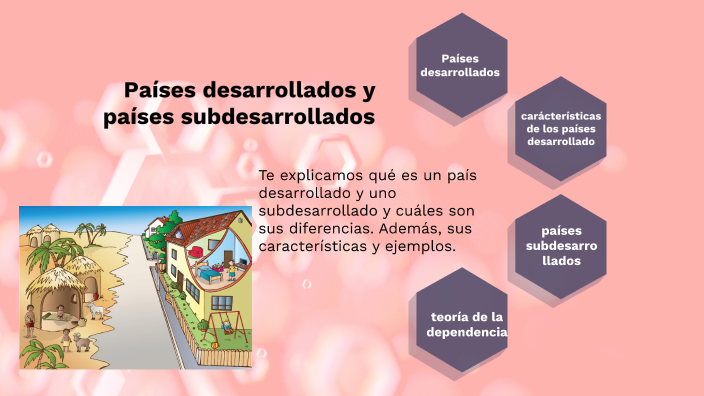características de países desarrollados y subdesarrollados by Samines