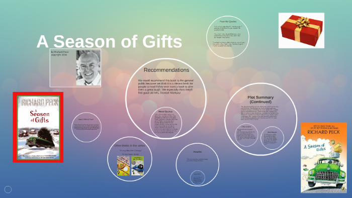 a season of gifts by richard peck