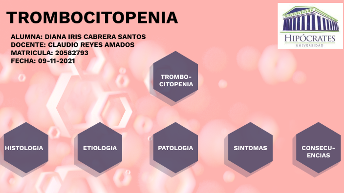 Trombocitopenia By Diana Cabrera Santos On Prezi