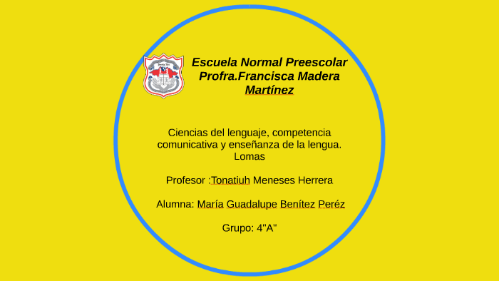 Escuela Normal Preescolar Profesora Francisca Madera Martínez