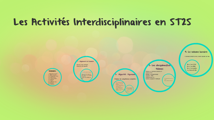 Page De Garde Des Activités Interdisciplinaire St2s Les Activités Interdisciplinaires by Séverine Scudier on Prezi