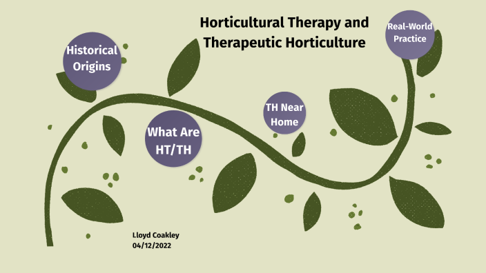 Horticultural Therapy And Therapeutic Horticulture By Lloyd Coakley Ii Horticultural Therapy And Therapeutic Horticulture By Lloyd Coakley Ii