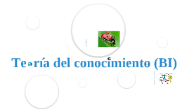 Modelo Teoría Del Conocimiento (BI) By Rosa Maria Garza On Prezi