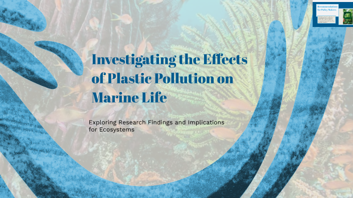 Investigating the Effects of Plastic Pollution on Marine Life by Serin ...