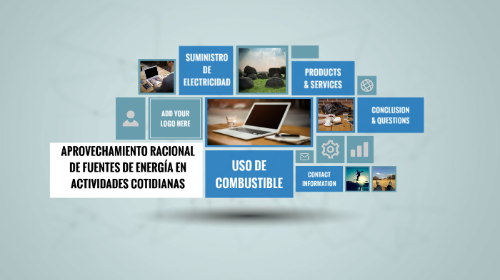Aprovechamiento racional de fuentes de energía en actividades