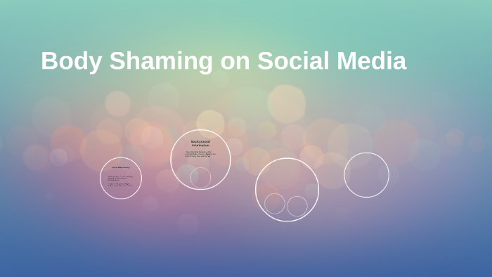 body shaming in social media essay