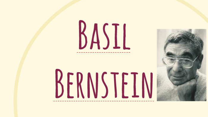 Resultado de imagen para Basil Bernstein