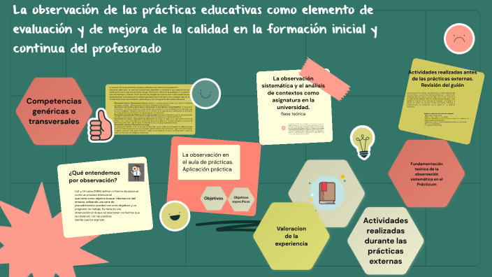 Presentación La observación de las prácticas educativas como elemento ...