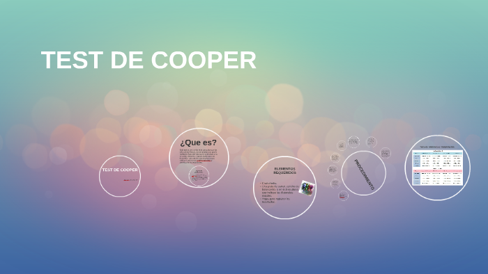 Cooper Lab Testing TEST DE COOPER by Nicolas Cabrera on Prezi