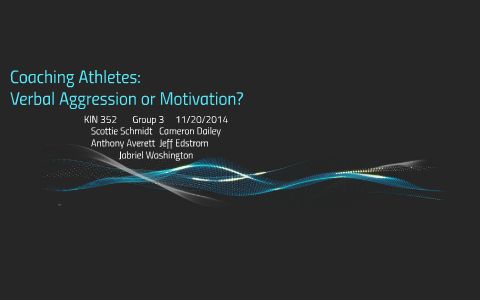 Coaching Athletes: Verbal Aggression or Motivation? by Jeff Edstrom on ...