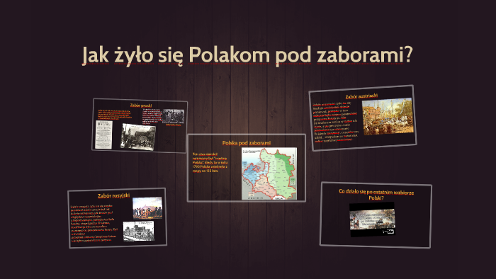 Jak żyło się Polakom pod zaborami? by Jakub Winkowski on Prezi
