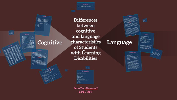 Cognitive characteristics of online students with learning disabilities